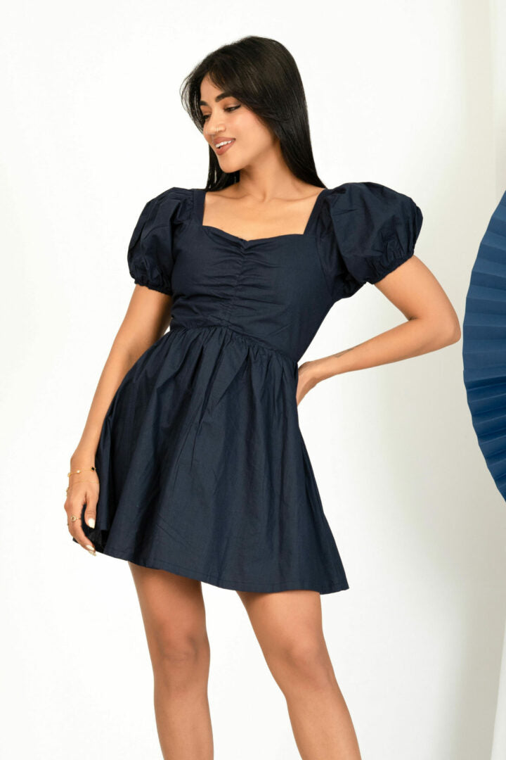 SERRA BLUE MINI DRESS