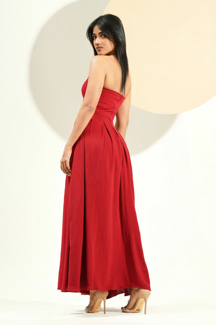 AVANI MAROON MAXI DRESS