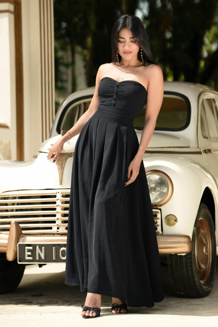 AVANI BLACK MAXI DRESS
